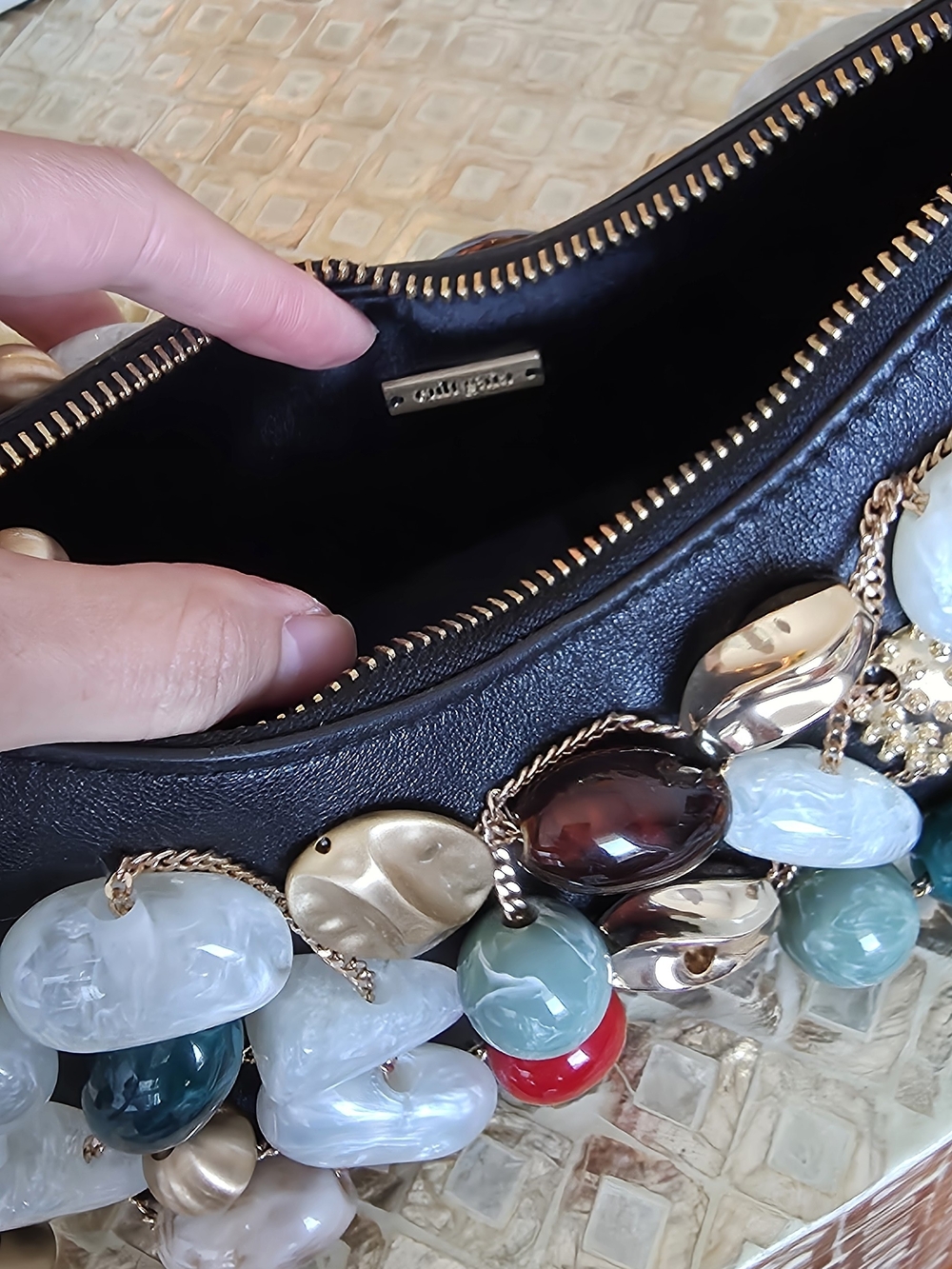 Cult Gaia Black MERCIER MINI SHOULDER BAG - Picture 7 of 9
